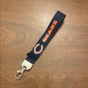 Bears Navy and Orange Lanyard